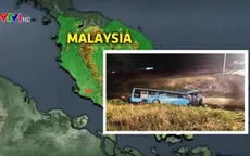 Xe chở nhân viên của Malaysia Airlines gặp tai nạn