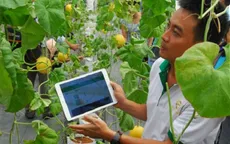 Nông dân sử dụng công nghệ trong nông nghiệp