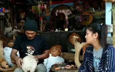 Độc đáo nghệ thuật điêu khắc trên quả dừa khô