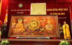 Ra mắt tác phẩm hội họa "Đạo pháp và dân tộc"