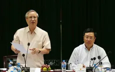 Đoàn Tiểu ban Văn kiện Đại hội XIII làm việc với Ban cán sự đảng Bộ Ngoại giao