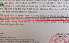 Bộ GD-ĐT khôi phục học hàm, học vị đã tước của ông Hoàng Xuân Quế