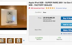 iPod đời đầu được rao bán trên eBay với giá gần 20.000 USD