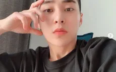 Những hình ảnh đầu tiên của Xiumin trong quân ngũ