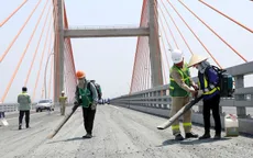 Đã khắc phục xong hiện tượng lún võng cầu Bạch Đằng