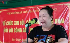 "Nữ hoàng lục bình" được Viện Kiểm sát xin lỗi công khai