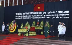 Cử hành trọng thể Lễ Quốc tang nguyên Chủ tịch nước, Đại tướng Lê Đức Anh