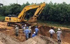 Đường ống sông Đà tiếp tục rò rỉ, 100.000 hộ dân có khả năng bị mất nước