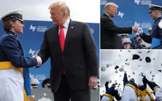 Tổng thống Trump bắt tay gần 1.000 học viên không quân trong lễ tốt nghiệp