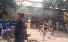 Khống chế kịp thời đám cháy sát trường mầm non có 300 cháu đang nghỉ trưa