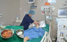 Cắt 1m ruột cấp cứu người đàn ông bị tai nạn giao thông
