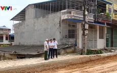 Đường dân sinh 350m thi công nửa năm chưa hoàn thành