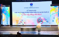 Trao giải cuộc thi vẽ tranh phòng chống tác hại thuốc lá