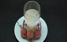 Chế biến thạch vải rau câu cho ngày Hè