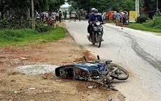 Ô tô đâm xe máy tại Thanh Hóa, 3 người thương vong