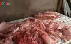 Bắt quả tang cơ sở giết mổ lợn nghi bị bệnh ở Vĩnh Long