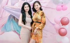 Diễn viên Thu Quỳnh hội ngộ MC Hà Thu