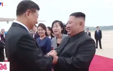 Triều Tiên - Trung Quốc thể hiện quan hệ nồng ấm