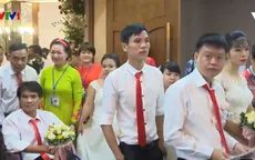 Đám cưới tập thể dành cho 65 cặp đôi khuyết tật