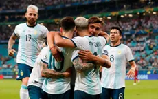 Copa America: Thắng ĐT Qatar, ĐT Argentina giành vị trí nhì bảng B