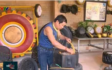 Chiêm ngưỡng bộ sản phẩm làm từ lốp xe cũ có một không hai
