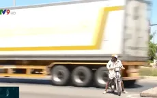 Tiềm ẩn nguy cơ tai nạn ở điểm giao nhau trên Quốc lộ 1 qua Bình Thuận
