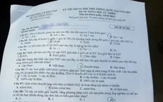 Đề thi Sinh học THPT Quốc gia 2019