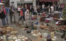 Chợ đồ cũ ở Brussels, Bỉ