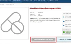 Thu hồi toàn quốc mỹ phẩm Medidao