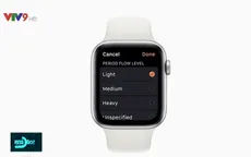 Đồng hồ Apple Watch có thể theo dõi chu kỳ kinh nguyệt