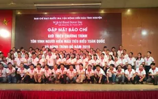 Tôn vinh 100 người hiến máu tiêu biểu toàn quốc
