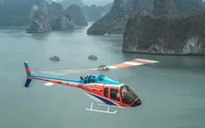 Trực thăng ngắm cảnh vịnh Hạ Long tuyệt đẹp lên CNN