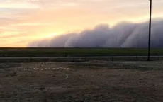 "Bức tường" bụi quét qua Texas, Mỹ