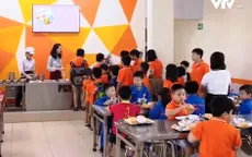 Thức giấc cùng bếp ăn trường học