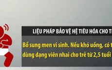 Liệu pháp bảo vệ hệ tiêu hóa cho trẻ