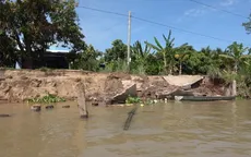 Người dân Đồng Tháp nghi ngờ khai thác cát gây sạt lở