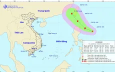 Xuất hiện áp thấp nhiệt đới gần biển Đông