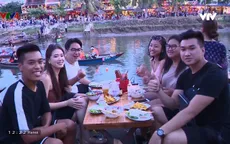Kiều bào trẻ khám phá ẩm thực phố Hội