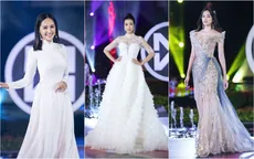 Mai Phương Thúy, Đỗ Mỹ Linh, Tiểu Vy cùng làm vedette trên một sàn diễn