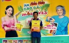 Hảo Hảo trao những cặp vé du lịch quốc đảo Maldives đầu tiên cho khách hàng may mắn