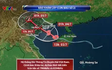 Sáng mai (4/7), bão số 2 giật cấp 10 đi vào đất liền Quảng Ninh - Ninh Bình