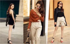 Ngắm thời trang xuống phố cực chất của Trà Ngọc Hằng