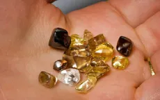 Đi dạo quanh công viên vô tình nhặt được viên kim cương 2,12 carat