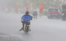 Trước khi suy yếu thành áp thấp nhiệt đới, bão số 2 gây mưa lớn từ Quảng Ninh đến Hà Tĩnh