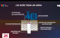 TP.HCM trám lấp giếng ngầm do gây sụt lún nghiêm trọng