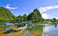 Đếm ngược và bắn pháo hoa đón năm mới 2020 ở cửa ngõ di sản Phong Nha - Kẻ Bàng