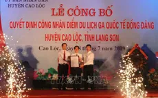 Ga quốc tế Đồng Đăng được công nhận là điểm du lịch