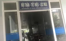 Tạm ngừng hoạt động hệ thống lọc máu chạy thận ở Bệnh viện Hữu nghị đa khoa Nghệ An