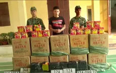 Lạng Sơn: Bắt xe mang biển kiểm soát giả vận chuyển 280 kg pháo