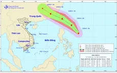 Bão Bailu đang hoạt động gần Biển Đông